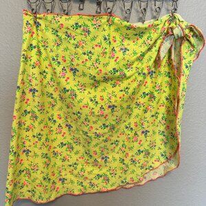 Pango Pango Swimwear Bright Yellow Cover Up Skirt Size M
